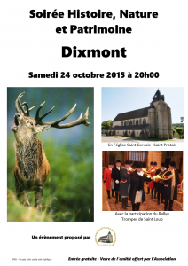 Soirée Histoire, Nature et Patrimoine @ Eglise Saint Gervais-Saint Protais de Dixmont | Dixmont | Bourgogne | France